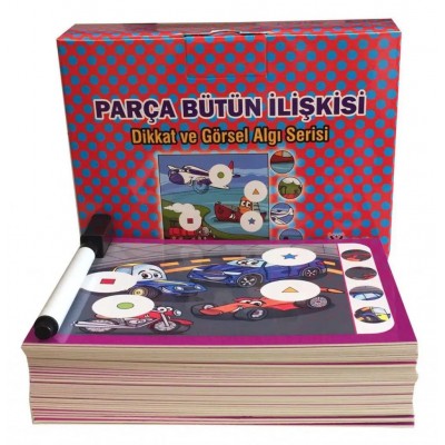 Parça-Bütün İlişkisi Oyunu: Çocuklar İçin Eğitici Set