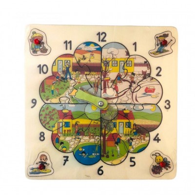 Saat ve Mevsimler Puzzle: Çocuklara Zaman Kavramı Kazandırın