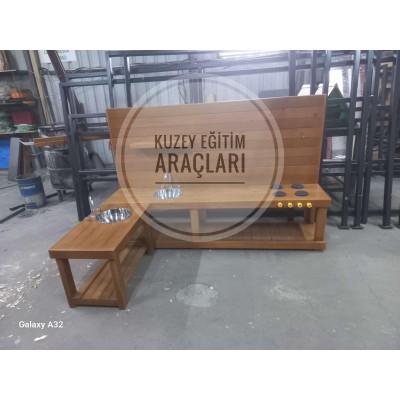 Ahşap Mutfak Köşesi Dış Mekan 