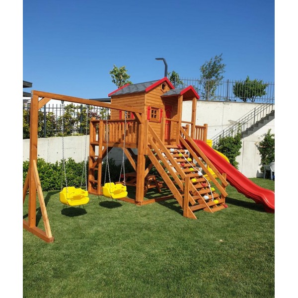 Ahşap Çocuk Oyun Parkı