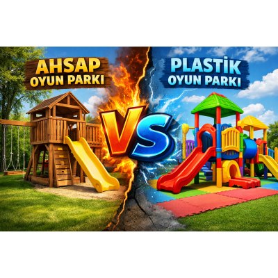 Ahşap oyun parkı mı plastik mi?