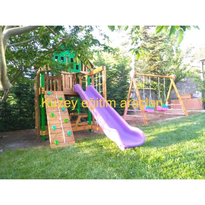 Ahşap Çocuk Oyun Parkı 