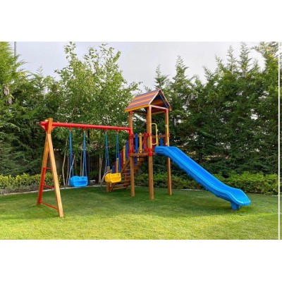 Ahşap Çocuk Oyun Parkı 