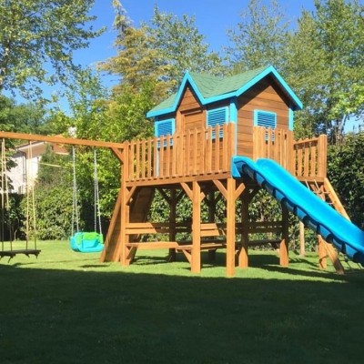 Ahşap Çocuk Oyun Parkı 