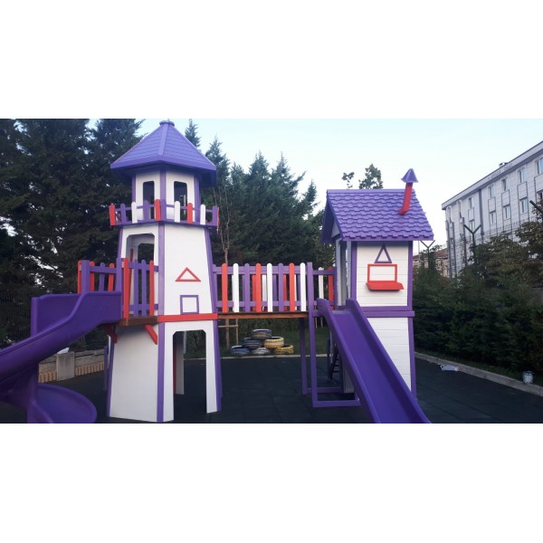 Ahşap Çocuk Oyun Parkı