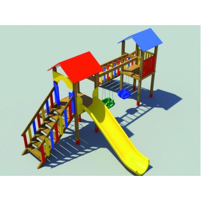 Ahşap Çocuk Oyun Parkı 