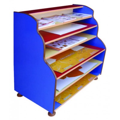 Basamaklı Fon Karton Dolabı 