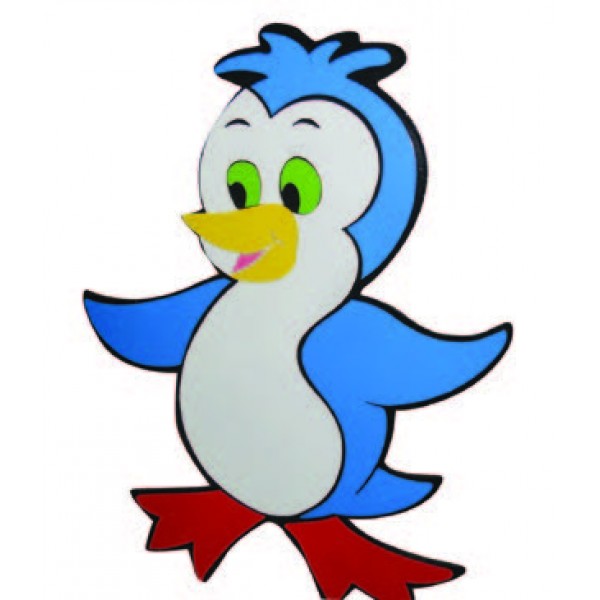 Ahşap Penguen Figürü