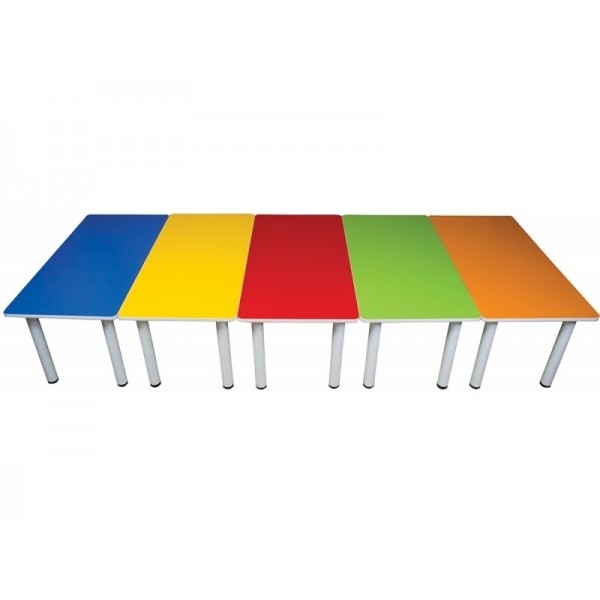 Metal Ayaklı Masa: 60x120 cm