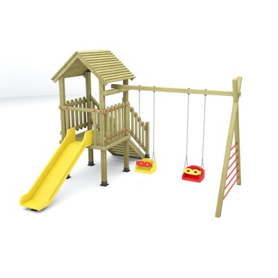 Ahşap Çocuk Oyun Parkı