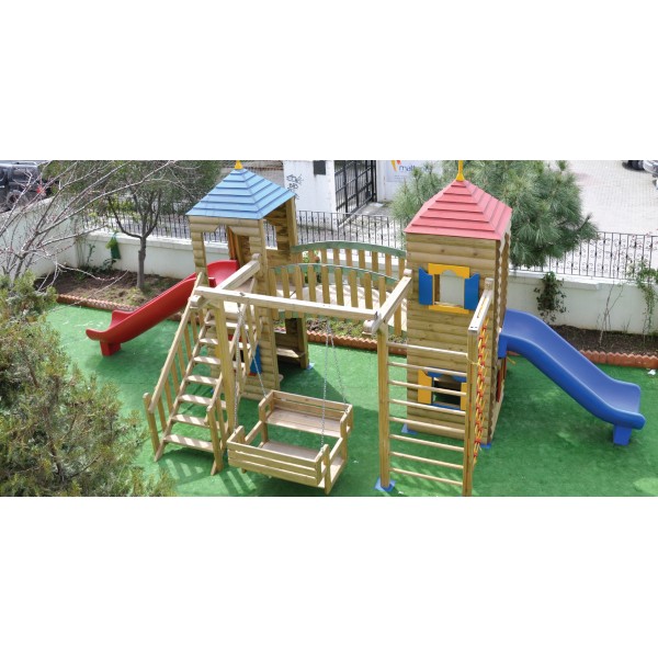 Ahşap Çocuk Oyun Parkı