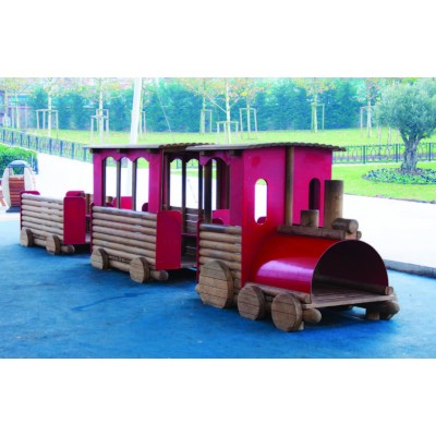 Ahşap  Renkli Tren Oyun Grubu  