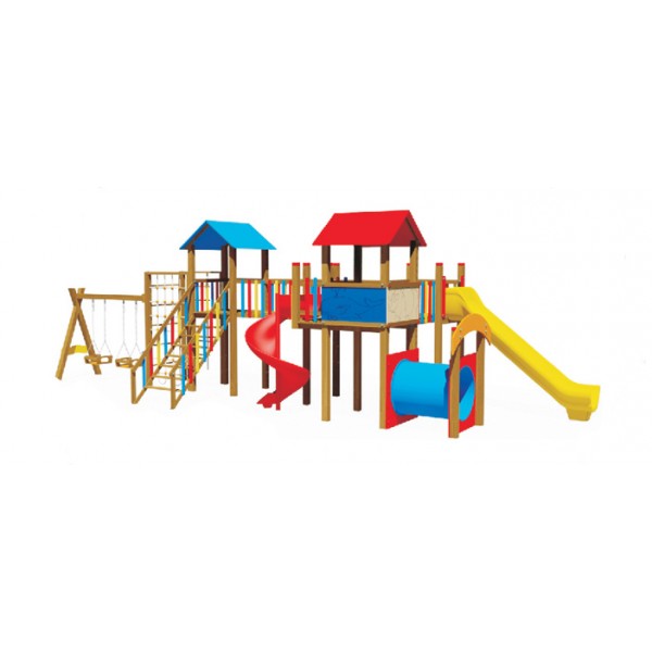 Ahşap Çocuk Oyun Parkı