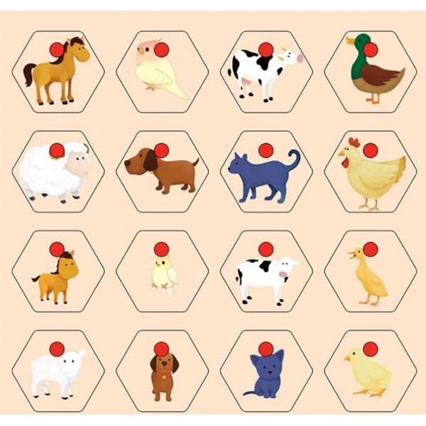 Hayvan Yavruları Puzzle: Anaokulu İçin Eğitici Oyun
