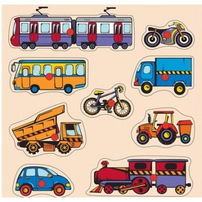 Ahşap Puzzle Taşıtlar  