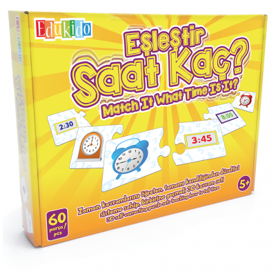 Saat Öğrenme Eğlencesi - Eşleştir Saat Kaç Oyunu