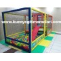 Trambolinli Top Havuzu Oyun Parkı: 500x200 cm