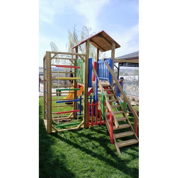 Ahşap Çocuk Oyun Parkı