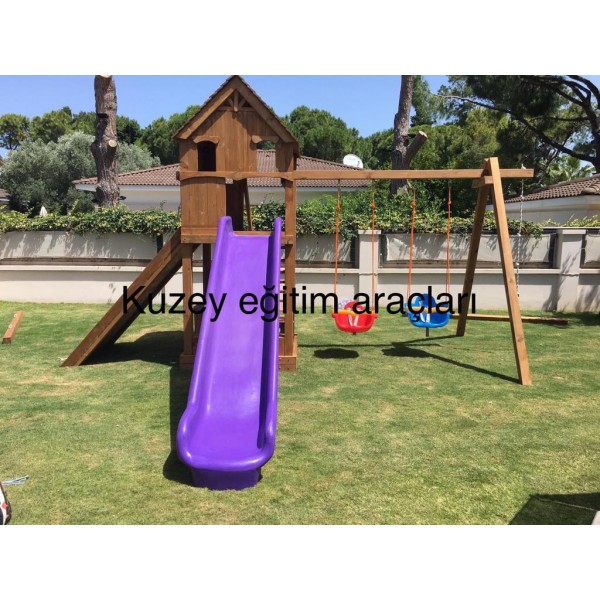 Ahşap Çocuk  Oyun Parkı