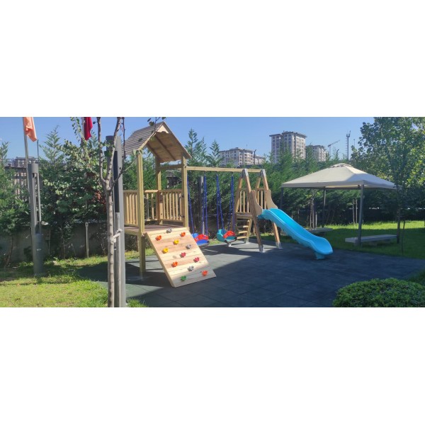 Ahşap Çocuk Oyun Parkı