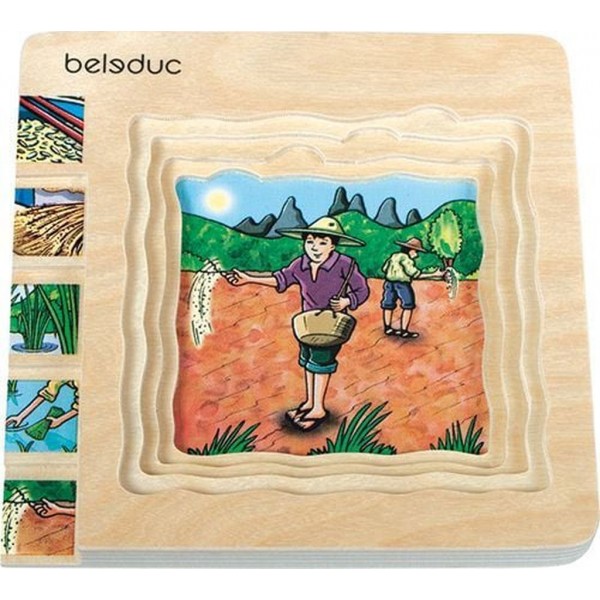 Kat Kat Pirinç Puzzle Eğlenceli ve Eğitici Etkinlik