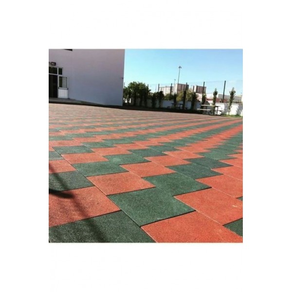 Kauçuk Yer Zemini  40 * 40 *2 cm
