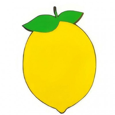 Ahşap Limon  Figürü 35 Cm