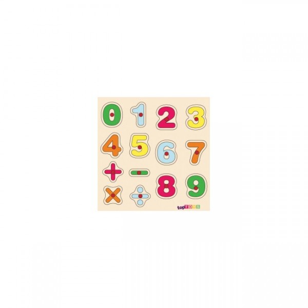 Ahşap Puzzle Sayılar
