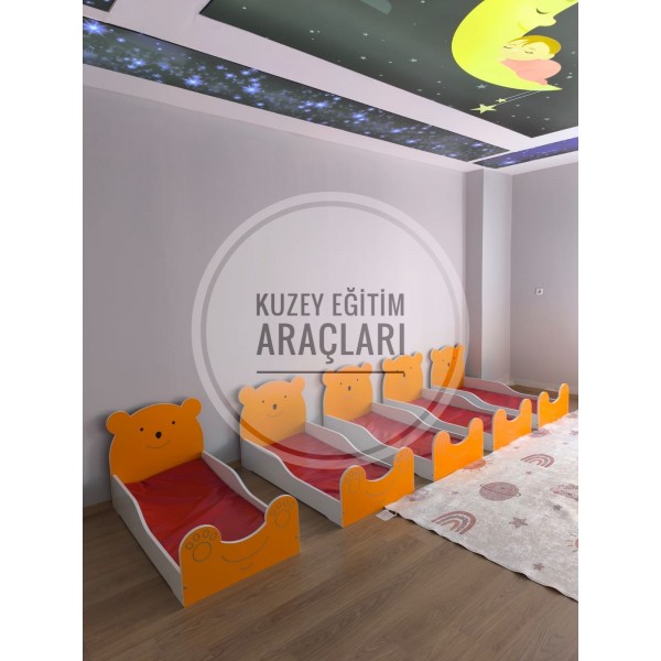 Ayıcıklı Ahşap Yatak