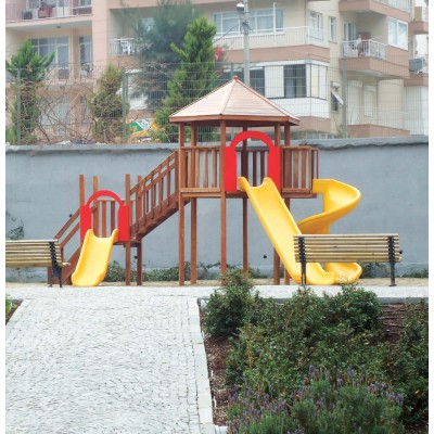 Ahşap Çocuk Oyun Parkı 