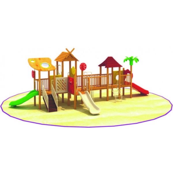 Ahşap Çocuk Oyun Parkı