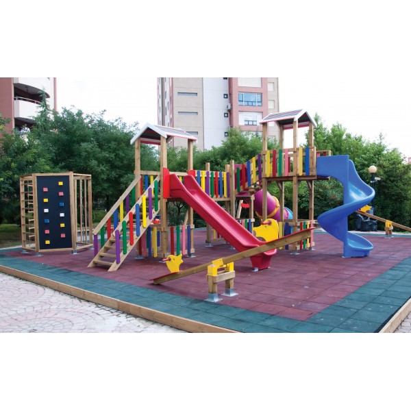 Ahşap Çocuk Oyun Parkı