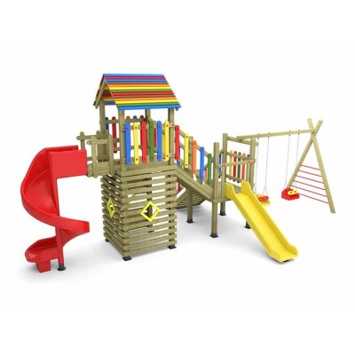 Ahşap Çocuk Oyun Parkı