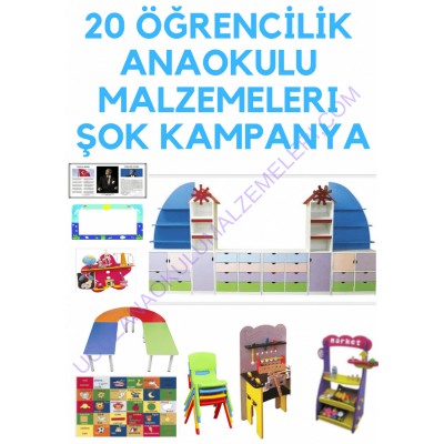 Eğlenceli ve Düzenli Eğitim: Anaokulu Sınıfı Konsepti 20 Kişilik