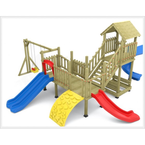 Ahşap Çocuk Oyun Parkı