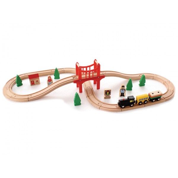 Anaokulu Ahşap Tren Seti
