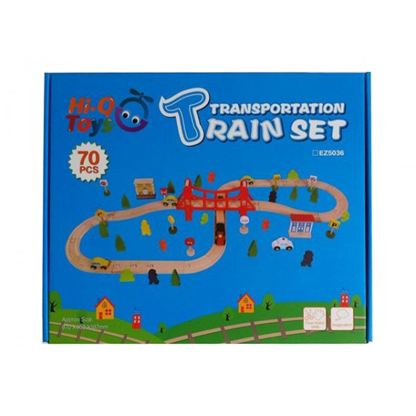 Anaokulu Ahşap Tren Seti