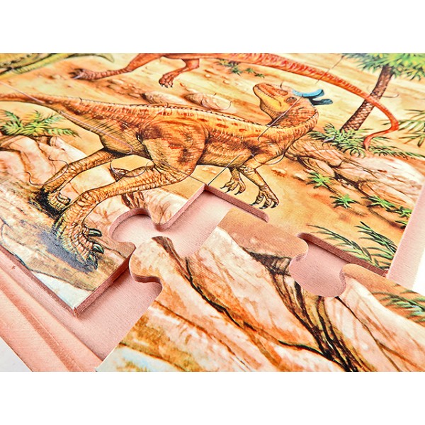 Dinozor Temalı 24 Parçalı Puzzle