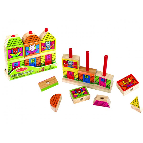 Melissa & Doug Ev Blok: Eğlenceli Yapı Seti