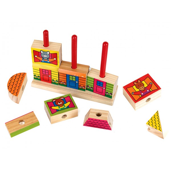 Melissa & Doug Ev Blok: Eğlenceli Yapı Seti