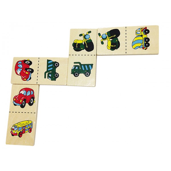 Metal Kutulu Ahşap Domino