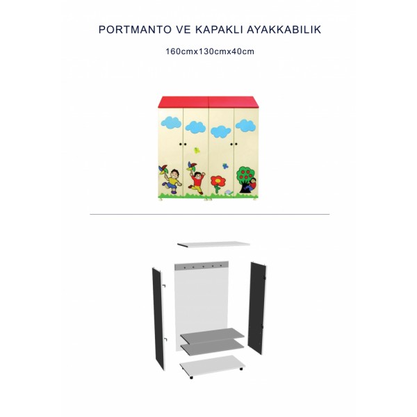 Portmanto Ve Ayakkabılık Kapalı