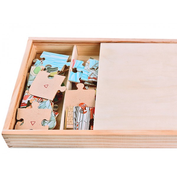Taşıtlar Tema Puzzle 4 lü (WEP083A)